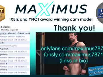 cam man porn maximus_787 image #2532254